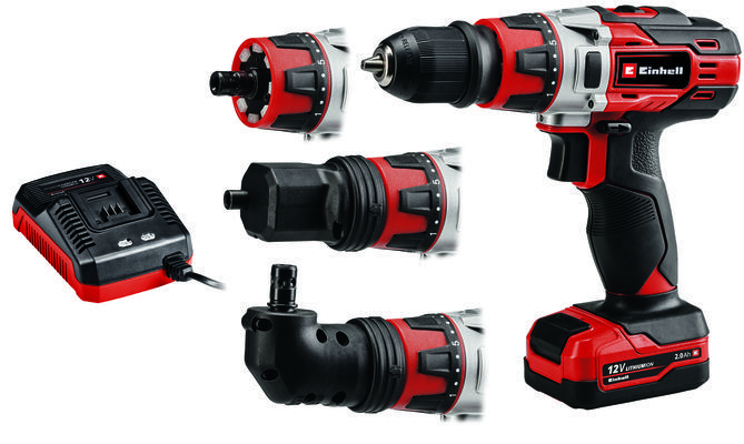 Taladro Atornillador Einhell Te-cd 12/1 3 X-li Color Rojo Frecuencia