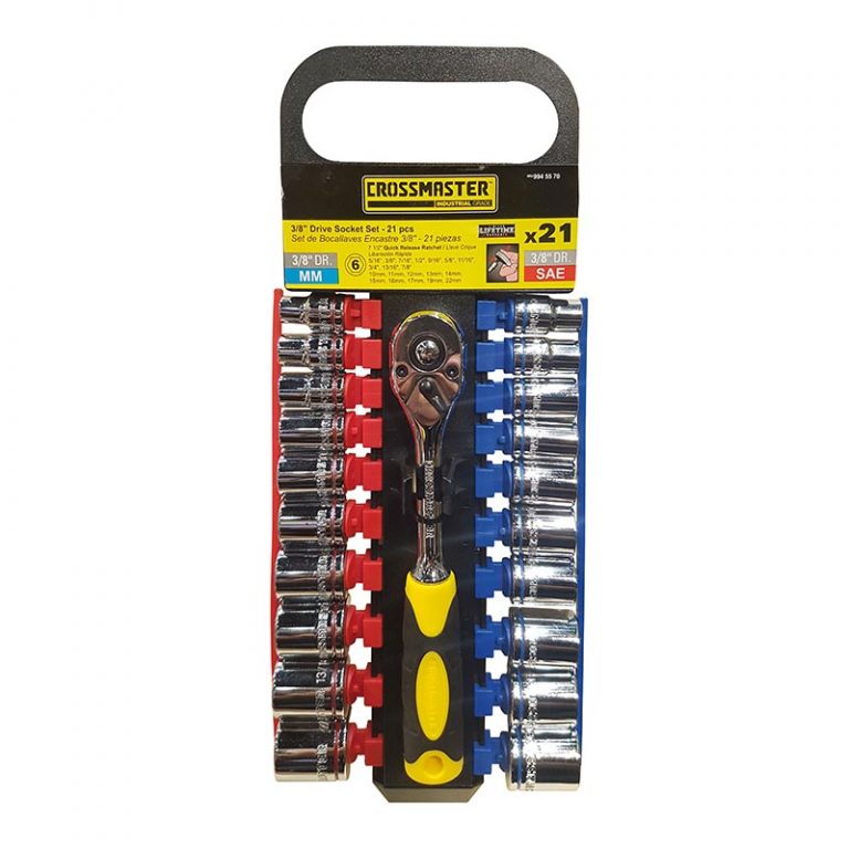 Set De Bocallaves Encastre Crossmaster 3/8 21 Pzas