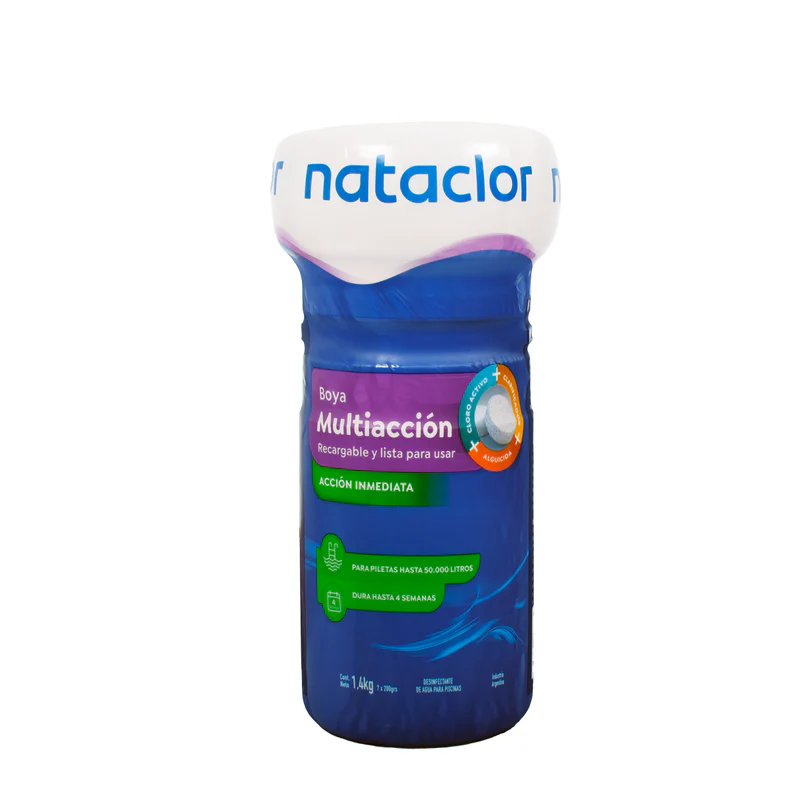 Boya Para Pileta Multiaccion Recargable Nataclor