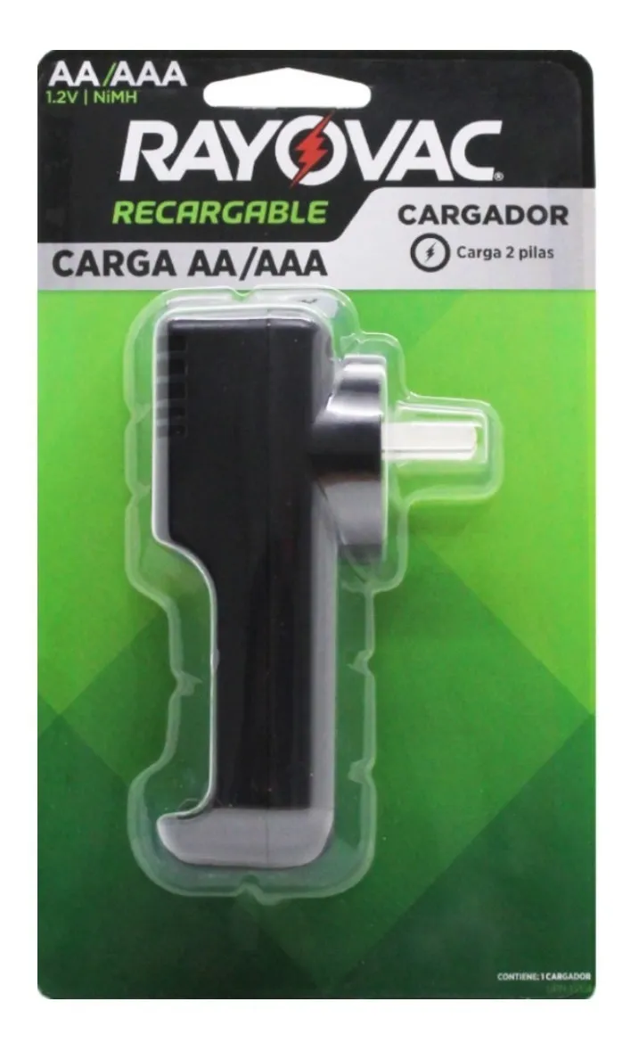 Cargador De Pilas Rayovac Ps61-220 220v 2 Puertos