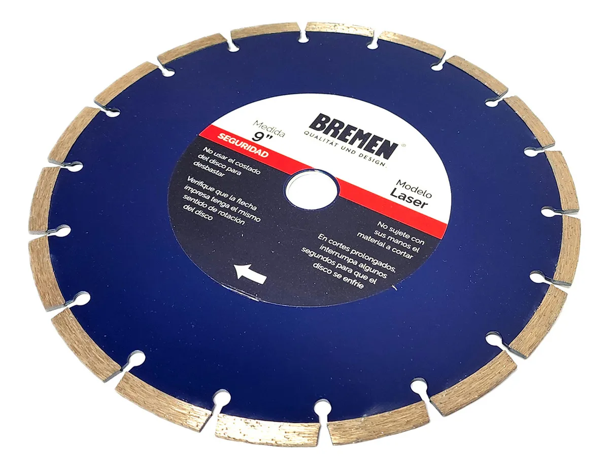 Disco Diamantado Laser 9'' 230mm Bremen 4531