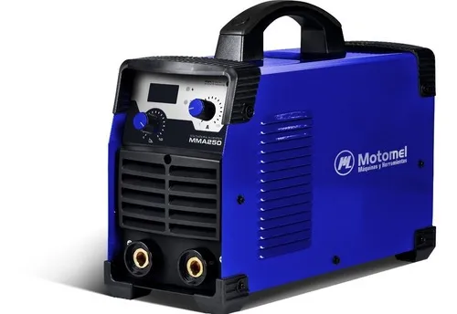 Soldadora Inverter Motomel Mma 20/250 Amp Trifásica Color Azul Oscuro