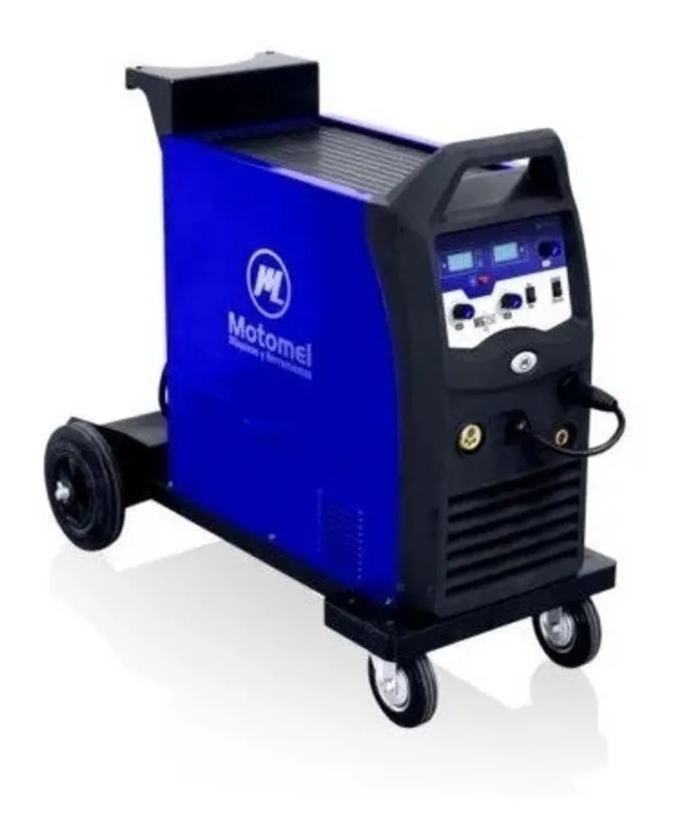 Soldadora Inverter Motomel Mig Mag Dual 250 A 380 V Color Azul