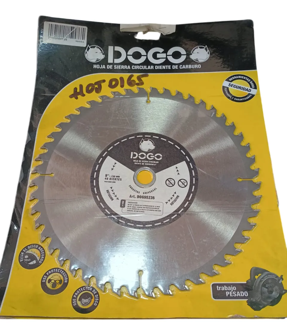 Hoja De Sierra Circular Diente Carburo Dog55235