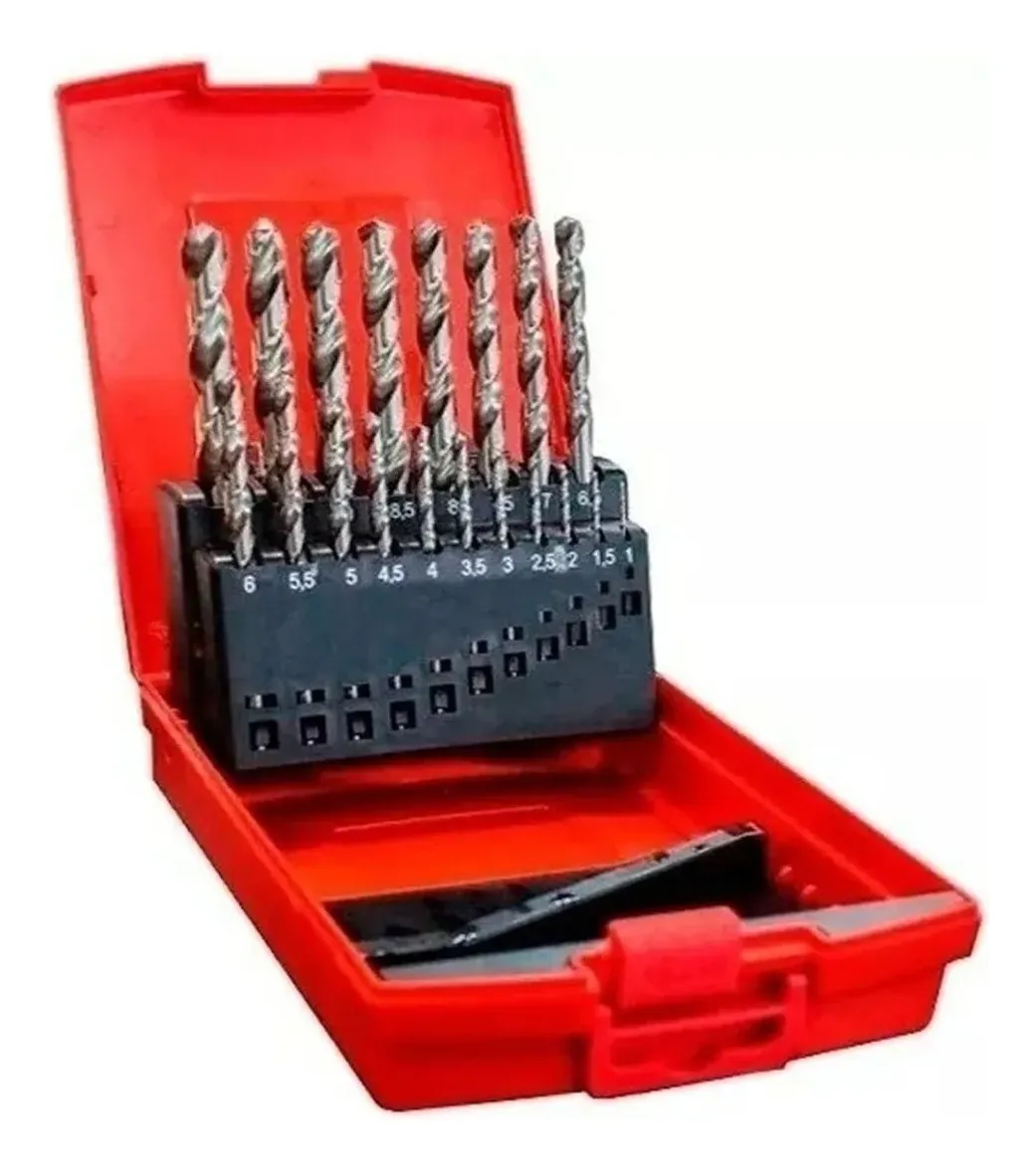 Juego Set 19 Mecha Acero Rapido Profesional Dormer 1 A 10mm