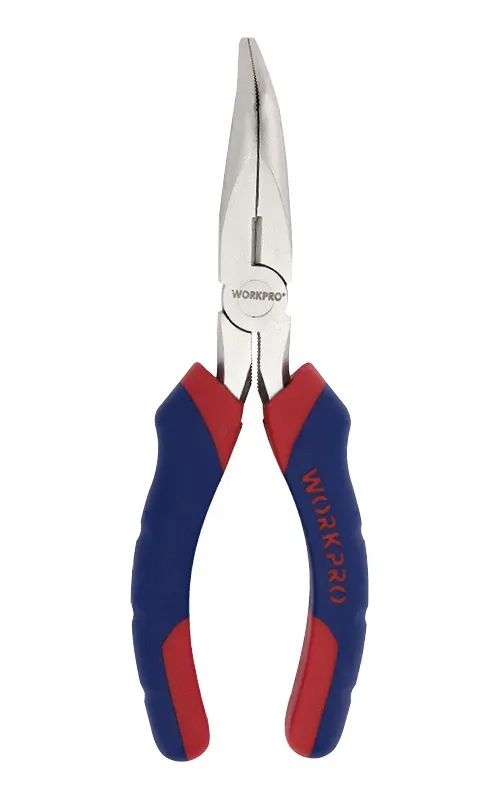 Pinza Alicate Punta Curva 160 Mm Workpro