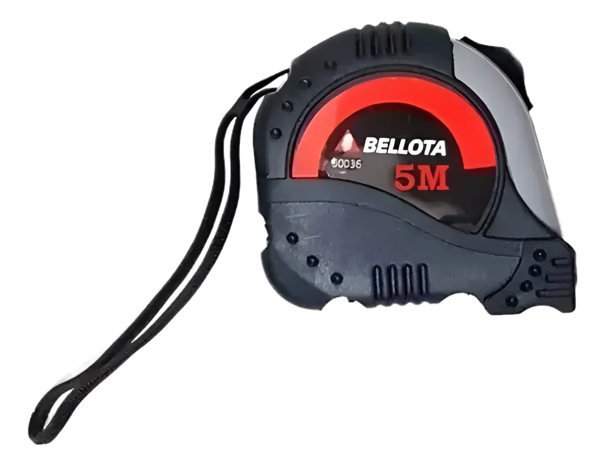 Cinta Metrica 5mts Con Freno Bellota Antideslizante