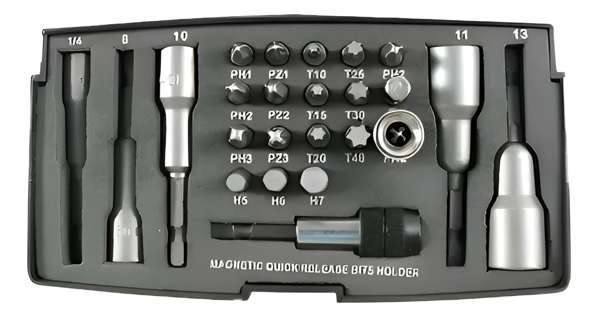 Juego De Puntas Y Tubos Black Jack X 24 Pcs Cromo Vanadio