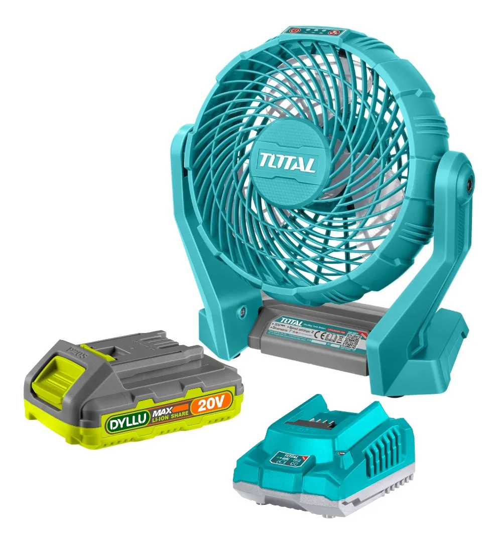 Ventilador Inalámbrico 20v Portátil + Batería Y Cargador