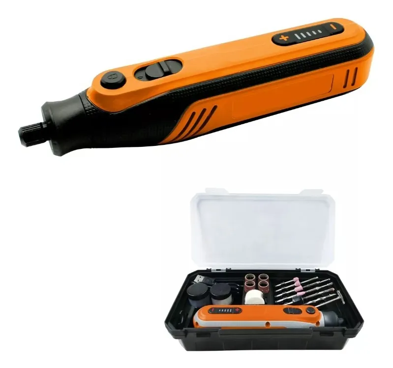 Torno Minidrill 4v 5000-25000 Rpm 3.2mm + Accesorios Frecuencia 50/60 Hz