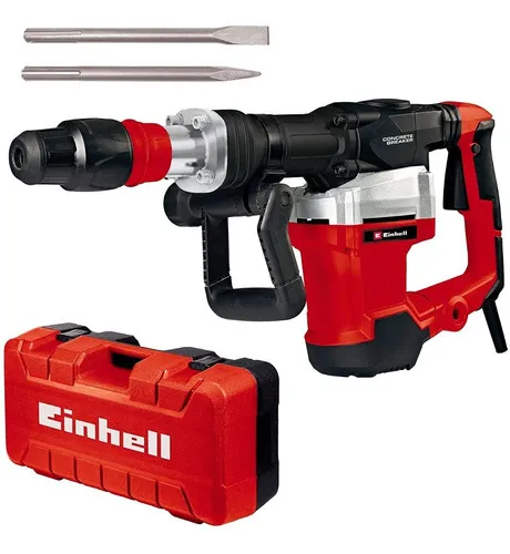 Martillo Demoledor Industrial Einhell Te-dh 32 Joule Maletin + Punta Color Rojo