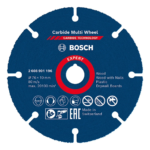 Disco De Corte Bosch Expert Carbide De 76 Mm Para Múltiples Ruedas, Color Azul