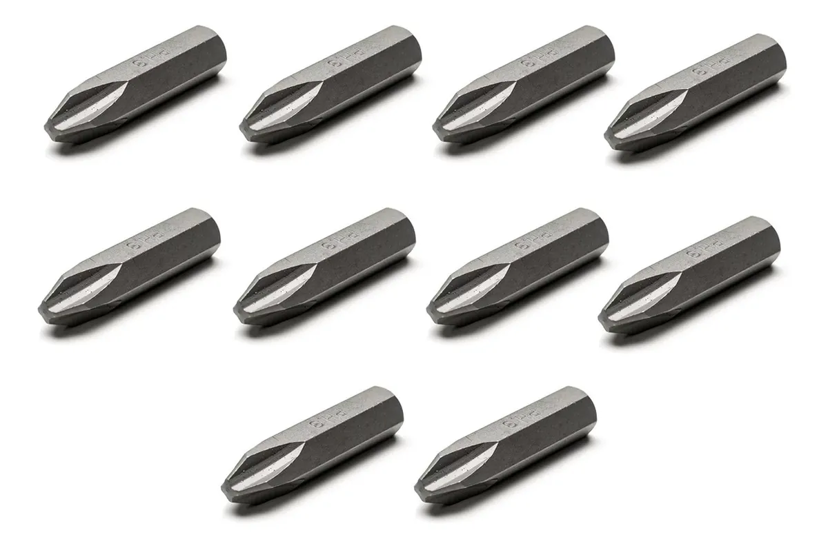 Juego Puntas Para Atornilladores Ph3 X 10unidades