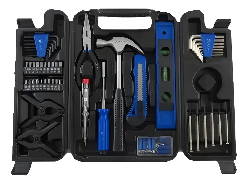 Set Herramientas 130pz Kld1840 Martillo Alicate Puntas Nivel