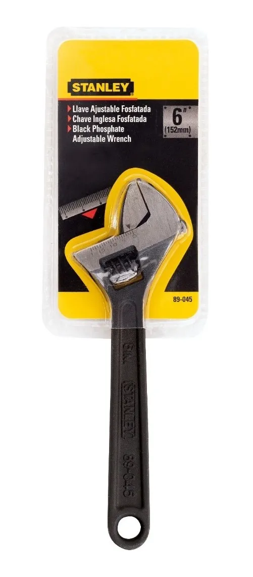 Llave Ajustable Fosfatada 6 Pulgadas Stanley 89-045