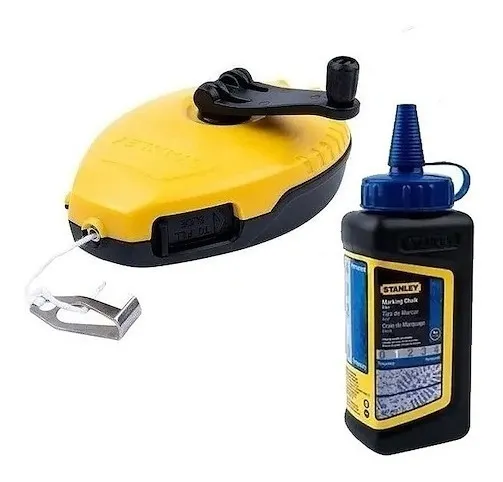 Tiza Chocla Tira Linea Stanley Con Tiza Hilo 30mts