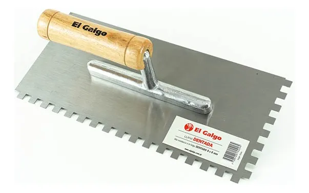 Llana Dentada 6x6 Largo 13x28cm El Galgo