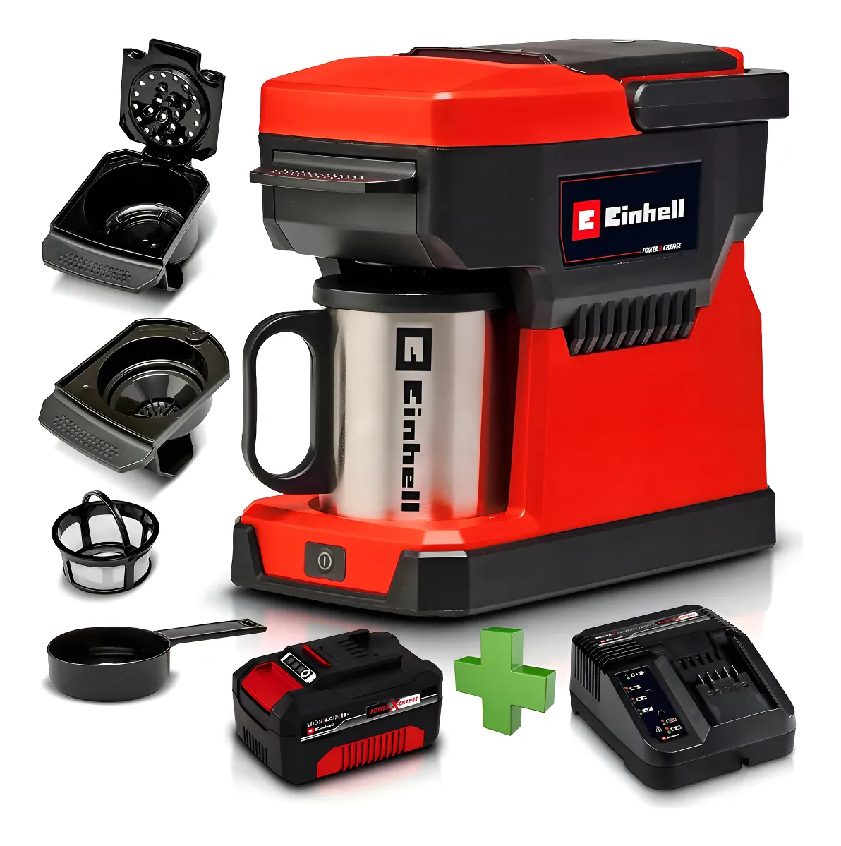 Cafetera De Filtro Inalambrica Einhell + Batería 18v + Carga