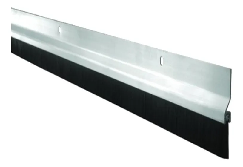 Zocalo 90 Cm Fijo Puerta Aluminio Pulido Burlete