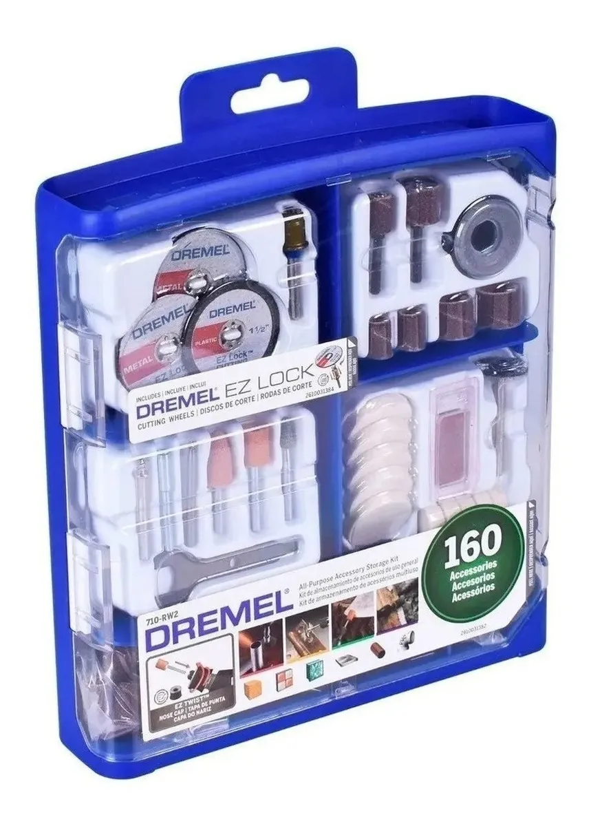 it Para Minitorno 160 Piezas Dremel 710-rw2 Ez Lock