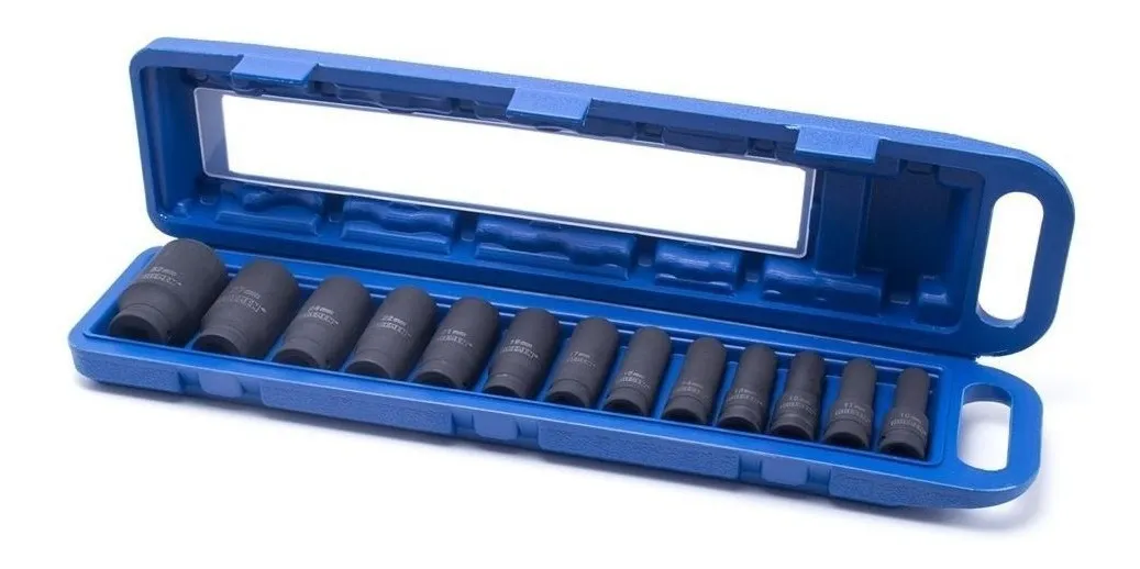 Juego Bocallaves Bremen 6566 1/2 Tubo De Impacto Largo 13 Piezas