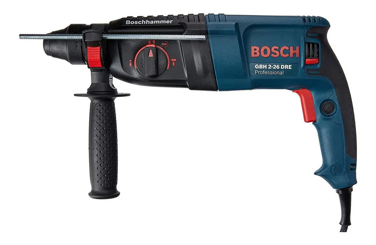 Rotomartillo Electroneumático Bosch Gbh 2-26 Dre Azul Frecuencia De 50hz/60hz Con 800w De Potencia