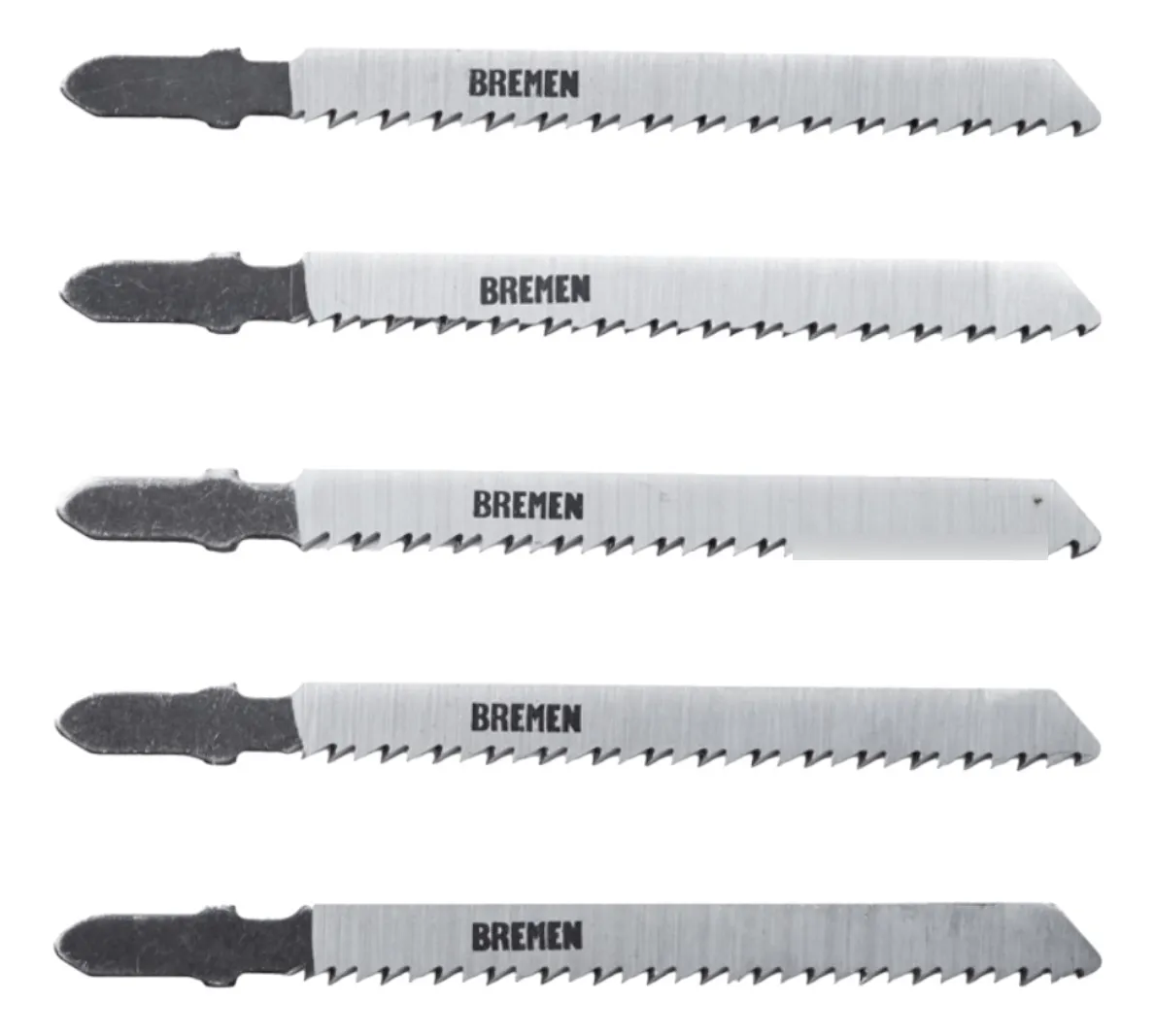 Hojas De Caladora Bremen 5369 Encastre T Para Metal X 5u