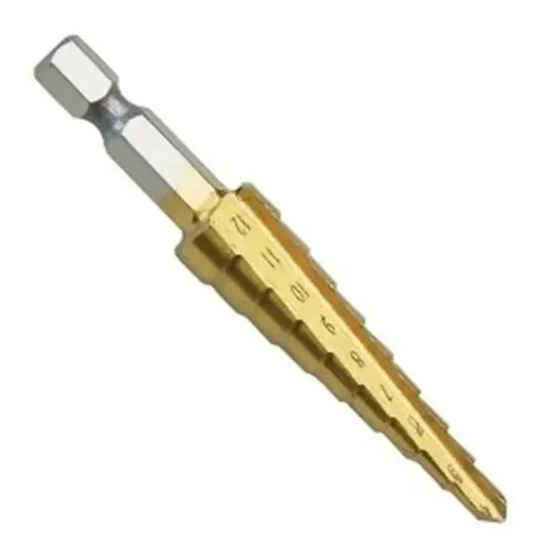 Mecha Escalonada Copa Metales Ø 4 - 12 Mm Titanio Black Jack