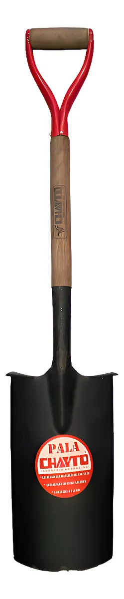 Pala Punta Acero Forjado Chayto Mango Madera