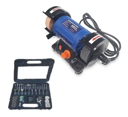 Amoladora De Banco Kld Ab100 150w Con 100 Accesorios