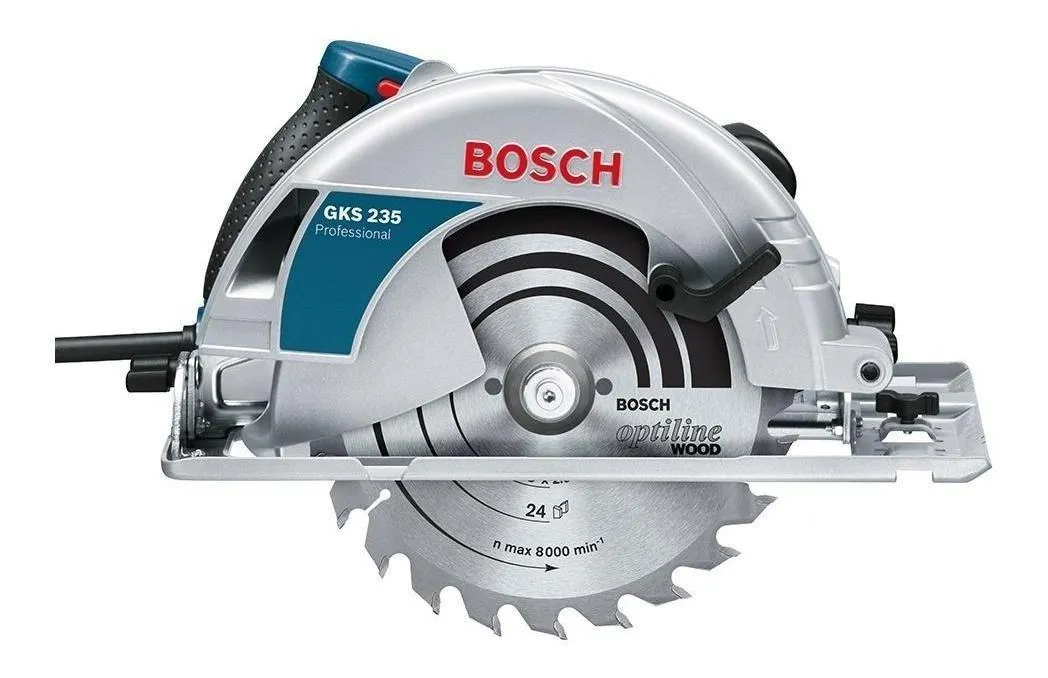 Sierra Circular Eléctrica Bosch Professional Gks 235 235mm 2200w Azul