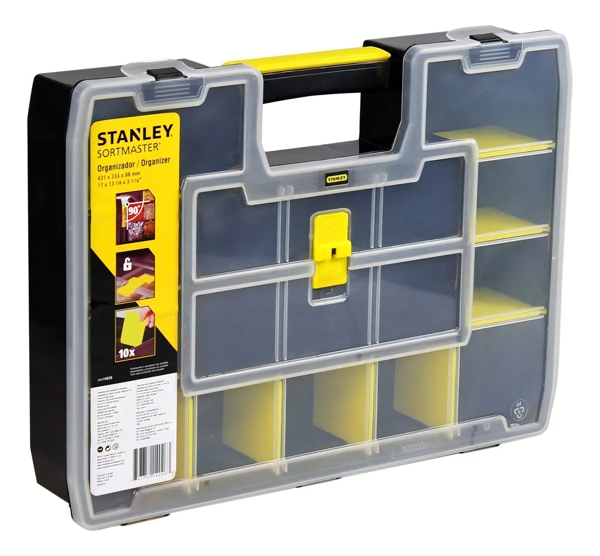 Caja Organizadora De Plástico Stanley Con 17 Compartimentos