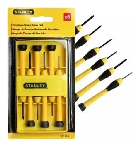 Juego 6 Destornilladores Precisión Stanley 66-052