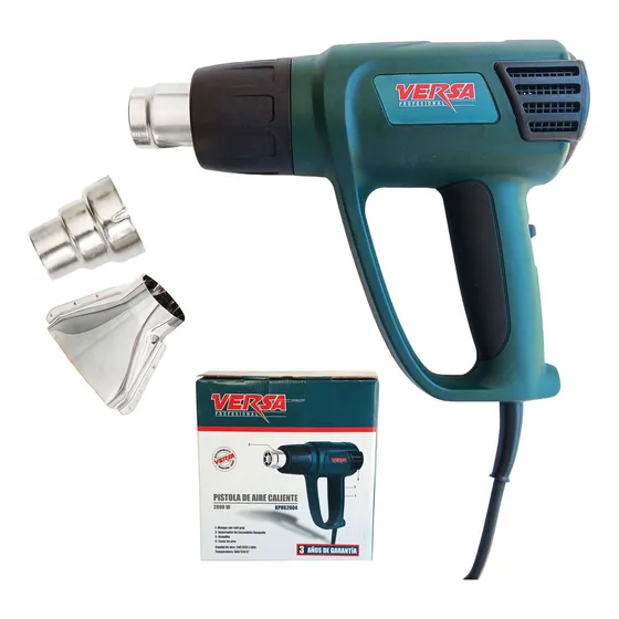 Pistola De Calor Versa 550° 2000w + 2 Boquilla Industria