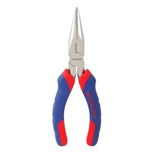 Pinza De Punta 200mm Bimaterial 8 Pulgadas Workpro
