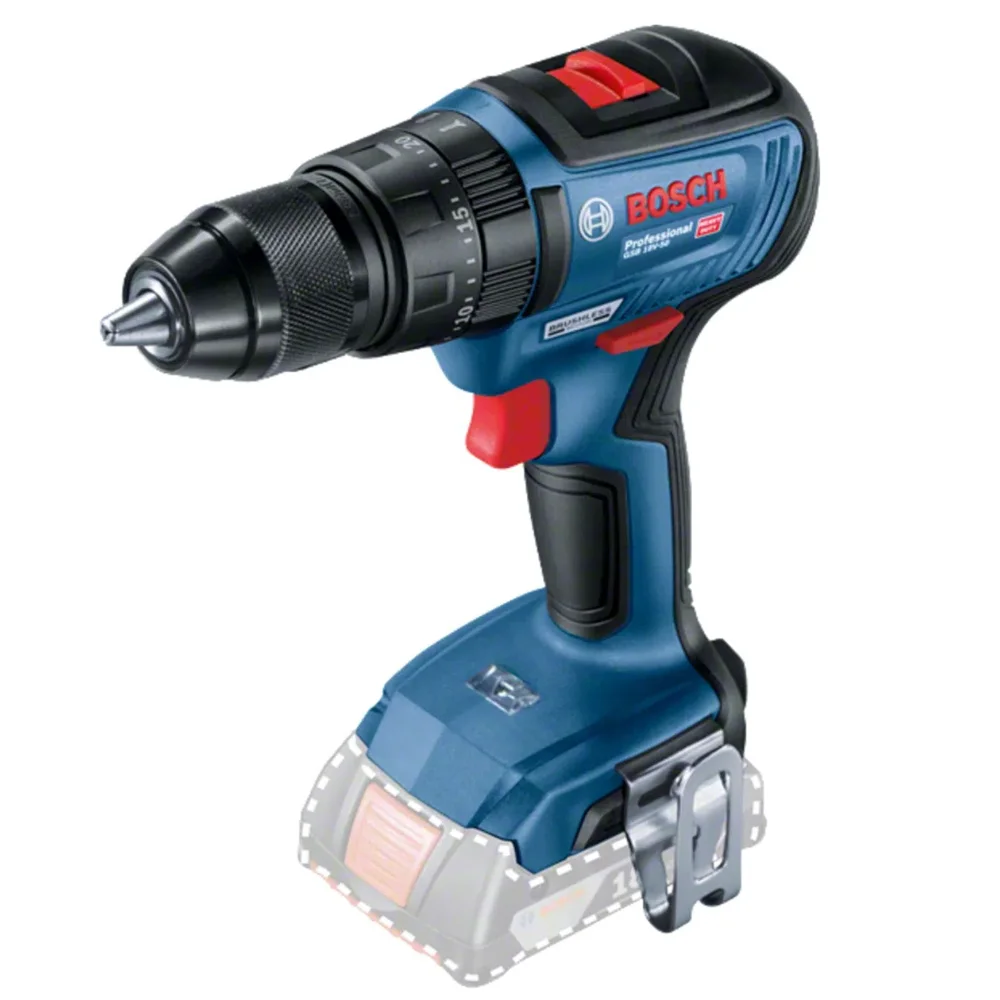 Taladro De Mano Atornillador Gsb 18v-50 +cargador Y Baterias