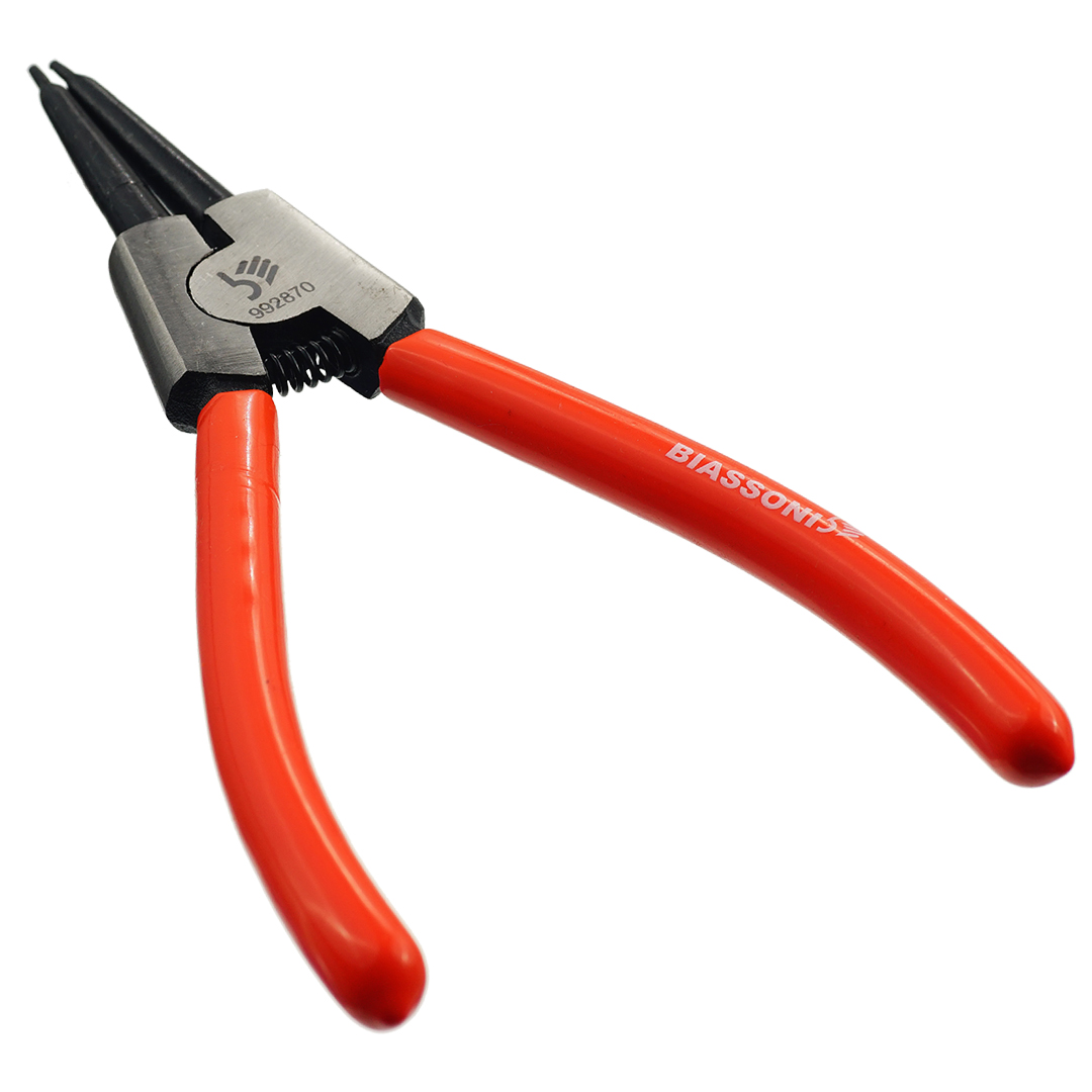 Pinza Para Aros Seeger 180mm Biassoni Recta 992870