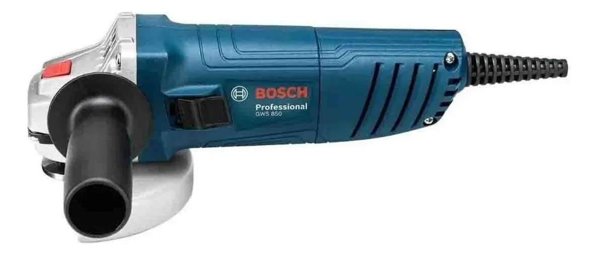 Amoladora Angular Bosch Gws 850 115mm Color Azul