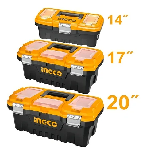 Set de 3 Cajas de Herramientas Ingco