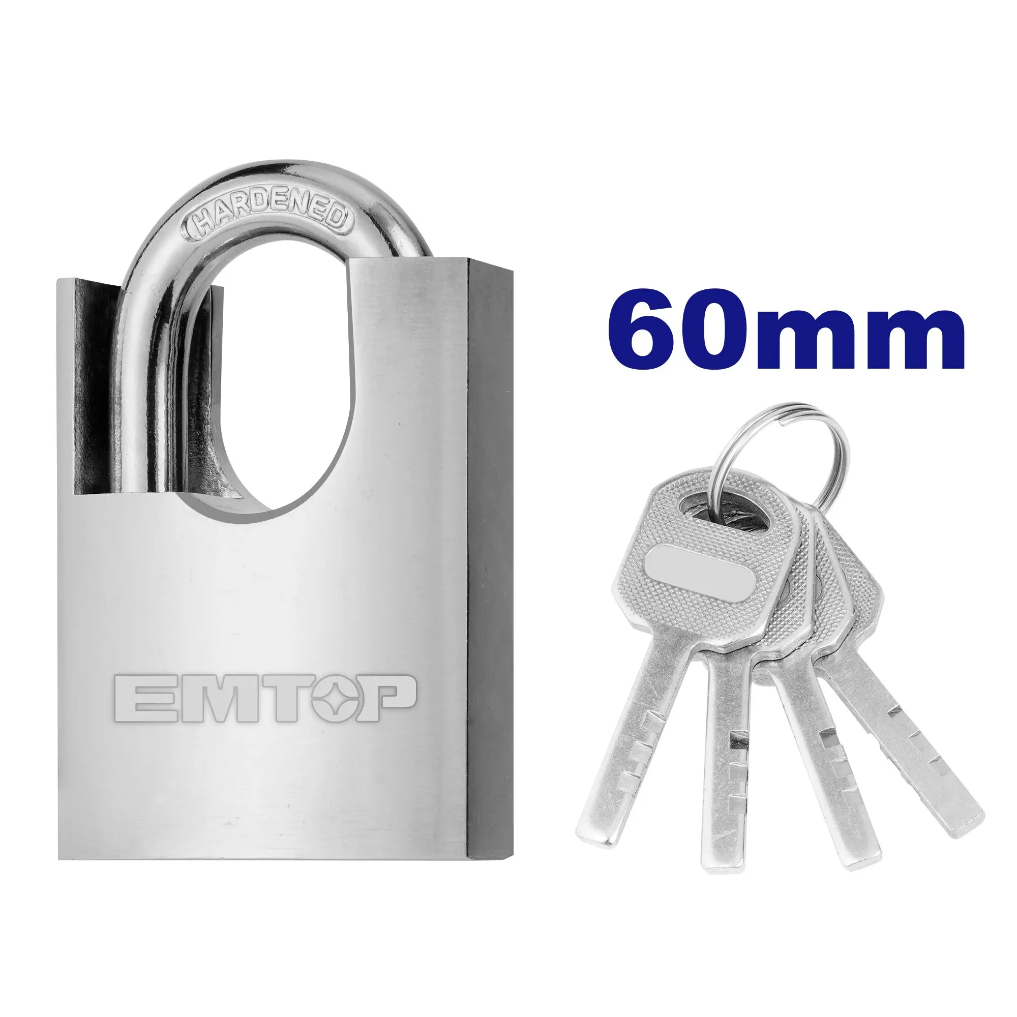 Candado Anticizalla 60Mm Cil Bce 4 Llaves Emtop Epdks6004