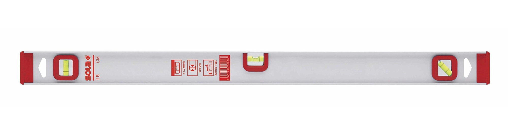 Sola Nivel Aluminio 60cm 3 Burbujas I560