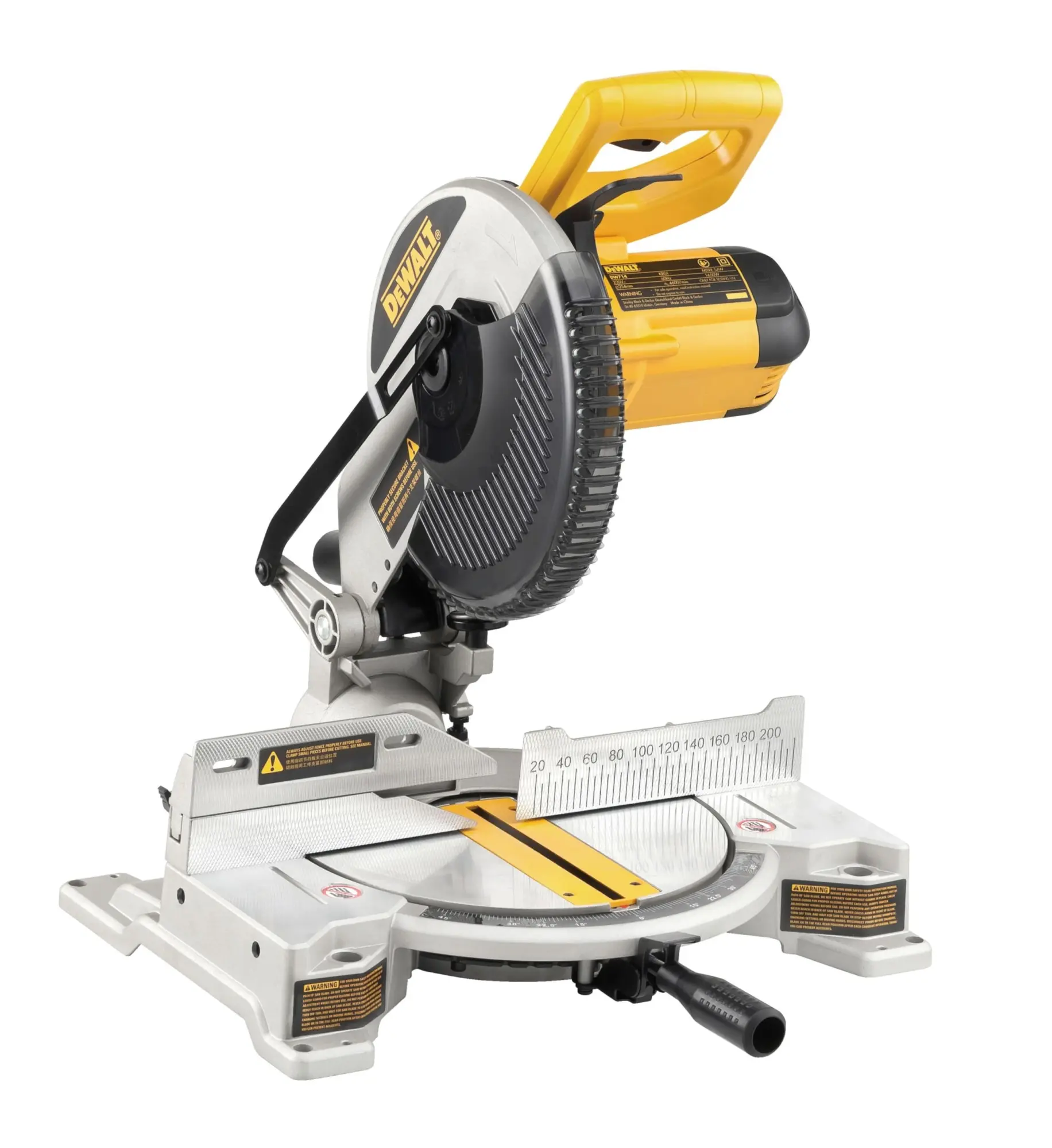 Sierra Ingletadora de 10" (254mm) de 2000W Dewalt DW714