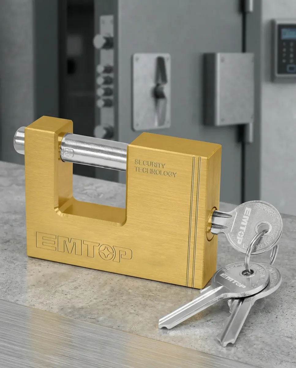 Candado De Bloque Laton 60mm Emtop Epdkh6001