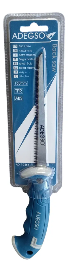Serrucho Recto 160mm Para Yeso Drywall Adegso AD10468