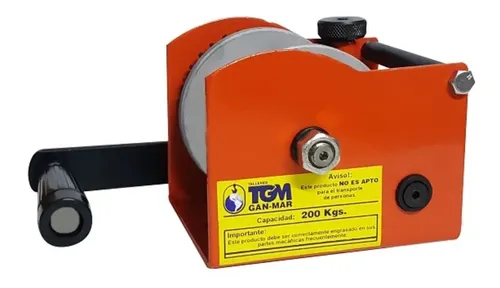 Malacate Manual 200kg. Cabrestante Liviano C20k-200kg TGM