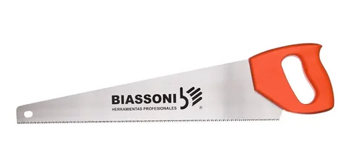Serrucho Carpintero Mango Plastico 450 Mm Biassoni 991908