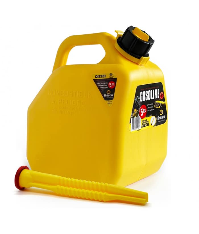 DRIVEN Bidón Combustible 5lts Amarillo