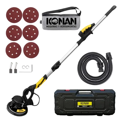Lijadora Eléctrica Pared Konan 880w Luz Led