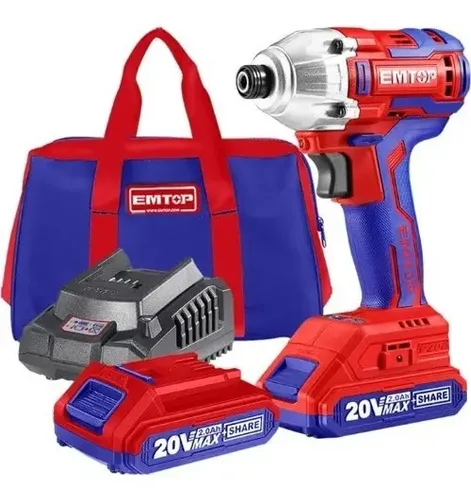 Atornillador Impacto Emtop Ecdlir20221 1/4 2100rpm