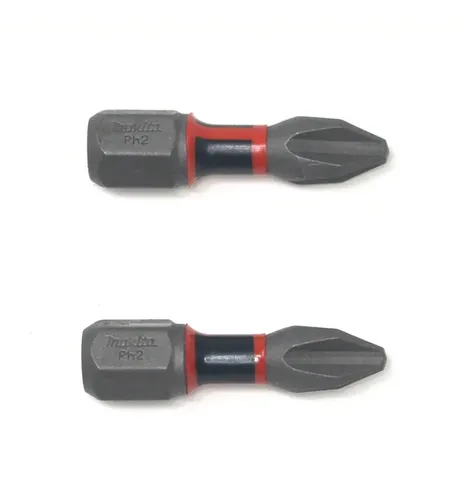 2 Puntas Atornilladoras Makita Ph2 X 25 Mm Impact Premier